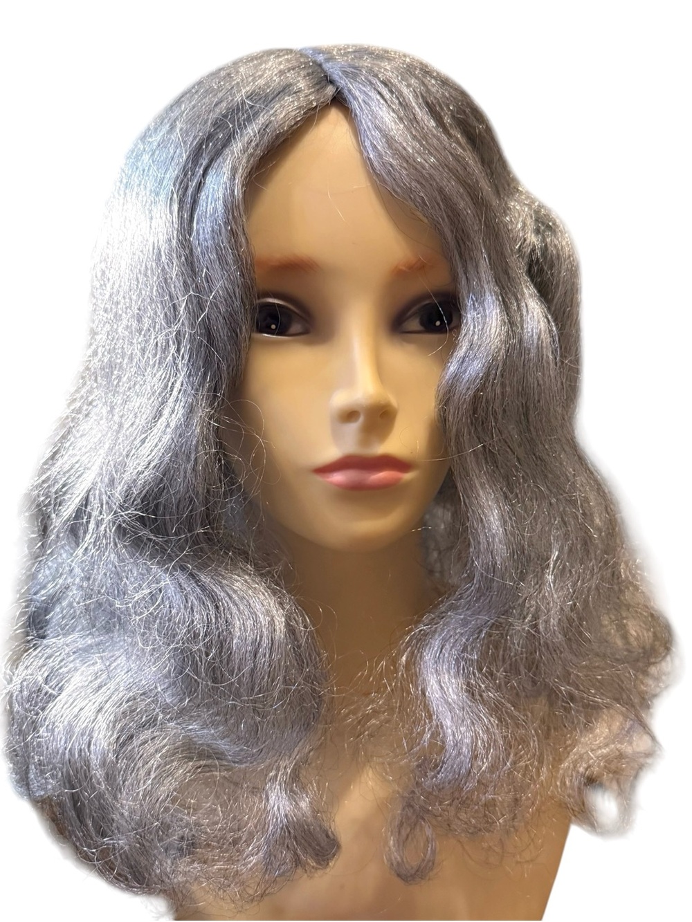 Rubies Costume Company Silvery Grey 12” Wig- No Beard #50736 Halloween Party